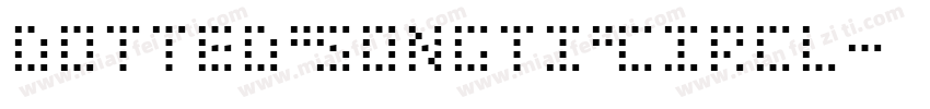 Dotted Songti Circl字体转换
